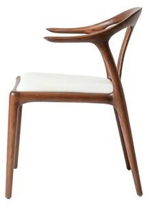 Scaun Living KJC7405 Lemn Alb