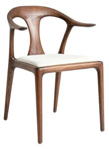 Scaun Living KJC7405 Lemn Alb
