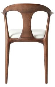 Scaun Living KJC7405 Lemn Alb