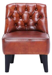 Scaun din piele Meridian DarkBrown