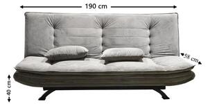Canapea Extensibilă Almera, Gri, KJS21109