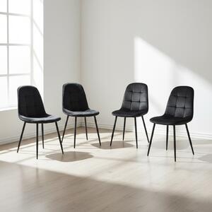 Set 4 Scaune Gya Negru