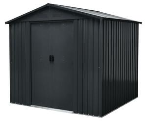 Casă de scule din metal Helsinki 1,3 x 2,4 m StoreBoss antracit