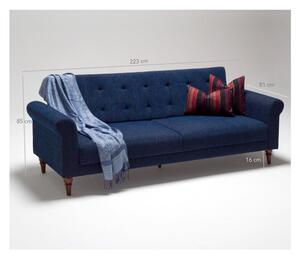Canapea extensibilă Balcab Home Gina, albastru