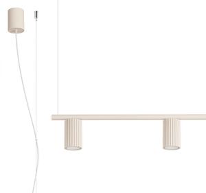 Sollux SL.2713 - Suspensie pe cablu KARBON 4xGU10/10W/230V crem