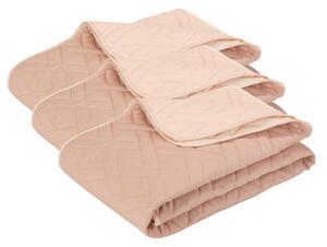 3x Pătură 2în1 Essentials Dormeo Roz 140x200