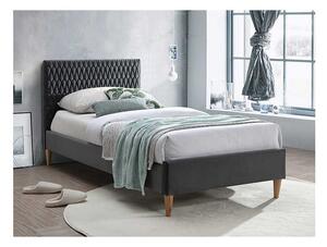 Pat Azurro Velvet 90 x 200 cm, gri