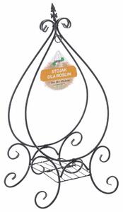 Suport pentru plante Aldotrade, 49 x 34 x 101,5 cm, negru N5516