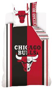 Lenjerie de pat NBA Chicago Bulls Baschet, 140 x 200 cm, 70 x 90 cm