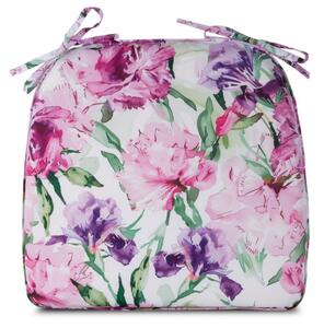 Pernă impermeabilă de grădină cu model floral 40 x 38 x 4 cm