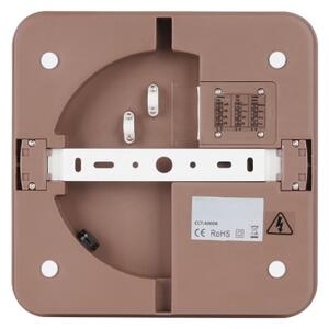 Brilagi-LED Lampă de exterior cu senzor BENE LED/18W/230V 21,5x21,5 cm maro IP54