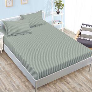 Husă damasc policoton universală, pentru saltea de 160x200cm / 180x200cm, cu două fețe de pernă
