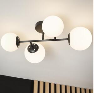 Brilagi - Lustră aplicată MALONY 4xE14/20W/230V neagră