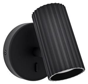 Eglo 902031 - Aplica de perete tip spot PORTILLO 1x GU10/5W/230V, negru