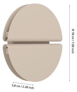 Eglo 902121 - Aplica de perete LED pentru exterior PIANOSA, 4,5 W, 230 V, IP44, bej