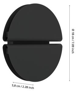 Eglo 902118 - Aplica de exterior PIANOSA LED/4,5W/230V IP44, negru
