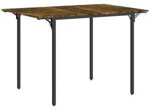 HOMCOM Masă Pliabilă Stil Industrial pentru 2-4 Persoane cu 2 Laturi Extensibile, 120x79x79 cm, Maro Rustic | Aosom Romania