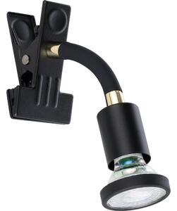Eglo 300914 - Lampă LED cu clemă PARRINI 1xGU10/4,5W/230V neagră