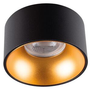 Corp de iluminat încastrat MINI RITI 1xGU10/25W/230V negru/auriu Kanlux 27575