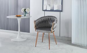 Scaun Living Tapitat KJC16 Gri