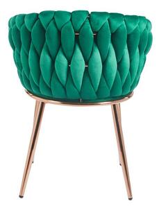 Scaun Living Tapitat KJC16 Verde
