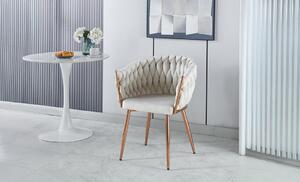 Scaun Living Tapitat KJC16 Bej