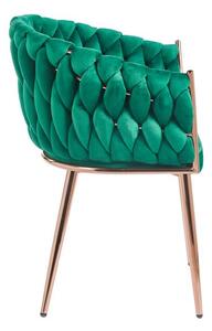 Scaun Living Tapitat KJC16 Verde