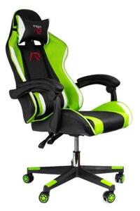 SCAUN DE GAMING, NEGRU VERDE