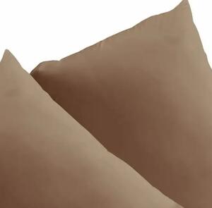 Set huse pentru perne culoare maro 70x50 cm