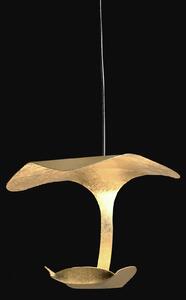 Knikerboker Le Gigine lampă susp. LED 1 bec auriu, Auriu / Alamă, Camera de zi / sufragerie, Metal, Design