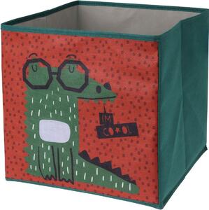 Cutie de depozitare Hatu Kids Jungle, crocodil, 30x 30 x 30 cm