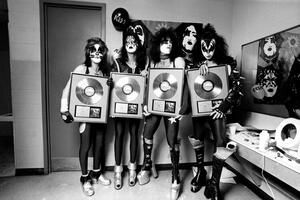 Fotografie Peter Criss, Ace Frehley, Paul Stanley, Gene Simmons - KISS, Fin Costello