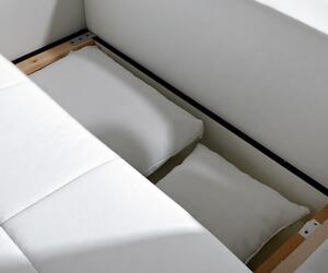 Canapea extensibilă cu ladă de depozitare Marbela Grey XXL 295x100 cm