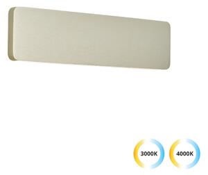 Aplica LED de perete KELDA LED/12W/230V 3000K/4000K argintie