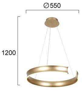 Candelabru LED suspendat pe cablu MARLEN LED/36W/230V, auriu
