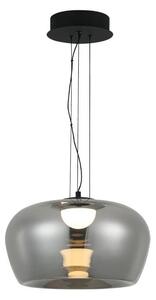 Lustră LED pe sârmă NADIA LED/20W/230V fumuriu/negru