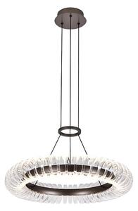Lustru LED suspendat pe cablu ALBA LED/39W/230V gri/transparent