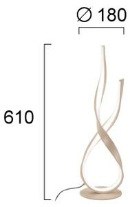 Lampă de birou LED RIBBON LED/21W/230V bej