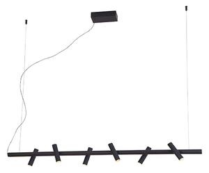 Lustră LED suspendată pe cablu CLIO LED/29W/230V neagră