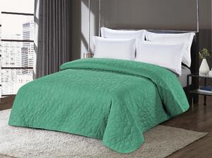 Cuvertura de pat verde deschis cu model STONE Dimensiune: 200 x 220 cm