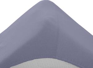 Cearceaf jersey pentru patut copii violet deschis 70 x 140 cm