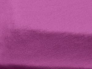 Cearceaf jersey pentru patut copii violet inchis 70x140 cm