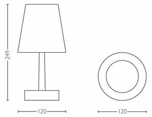 Philips 71796/30/P0 - LED Lampă de masă copii STAR WARS STORMTROOPER 1xLED/0,6W