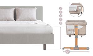 Co-sleeper MoMi, Smart Bed 4 in 1 - Beige