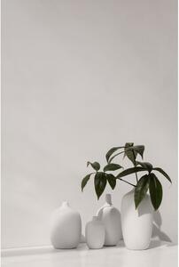 Vază din ceramică Blomus Ceola, înălțime 18,5 cm, alb