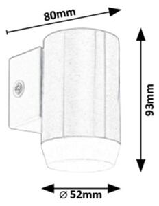 Aplică LED de exterior CATANIA LED/4W/230V IP44 Rabalux 8936