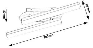Rabalux 5785 - Aplică perete baie LED MARIUS LED/18W/230V IP44