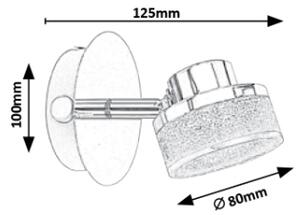 Rabalux 5635 - Spot de perete LED PADMA LED/5W/230V