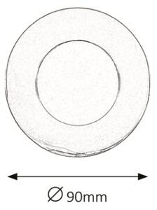 Rabalux 5588 - Lampă încastrată baie LED LOIS LED/3W/230V IP44 3000K