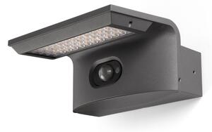 FARO 74456 - Aplica solară de perete cu senzor LUMA LED/5W/3,7/230V IP65 antracit